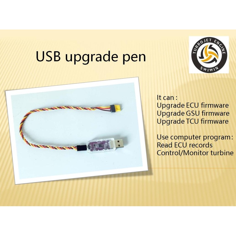 Swiwin Turbine USB Upgrade Tool with Connector Leads SWW098