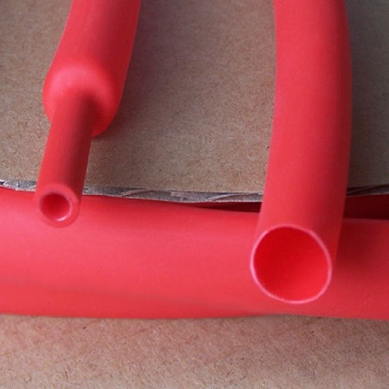 3mm Heat Shrink Tubing – Red 3 – 1 Ratio 100mm Long
