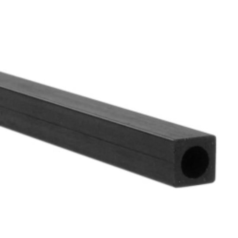 Carbon Fibre Square Tube/Circular Hole 6.0mm x 4.15mm x 1000mm 5518560