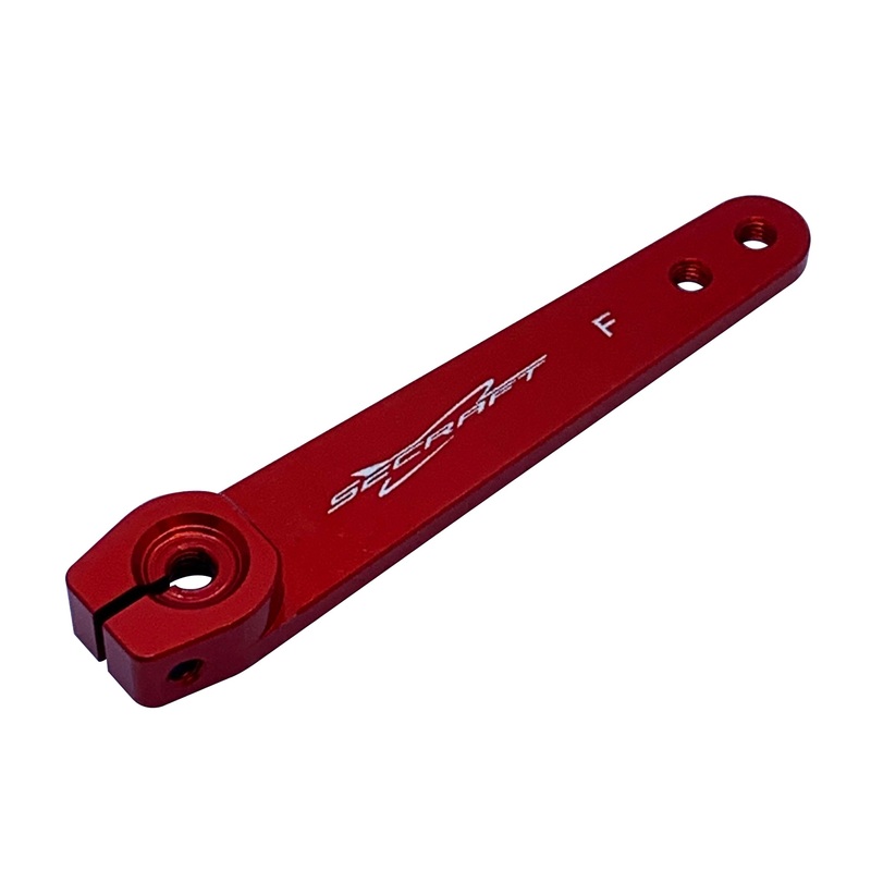 Secraft Futaba V2 2.0 (M3) Servo Arm (Red) SEC008