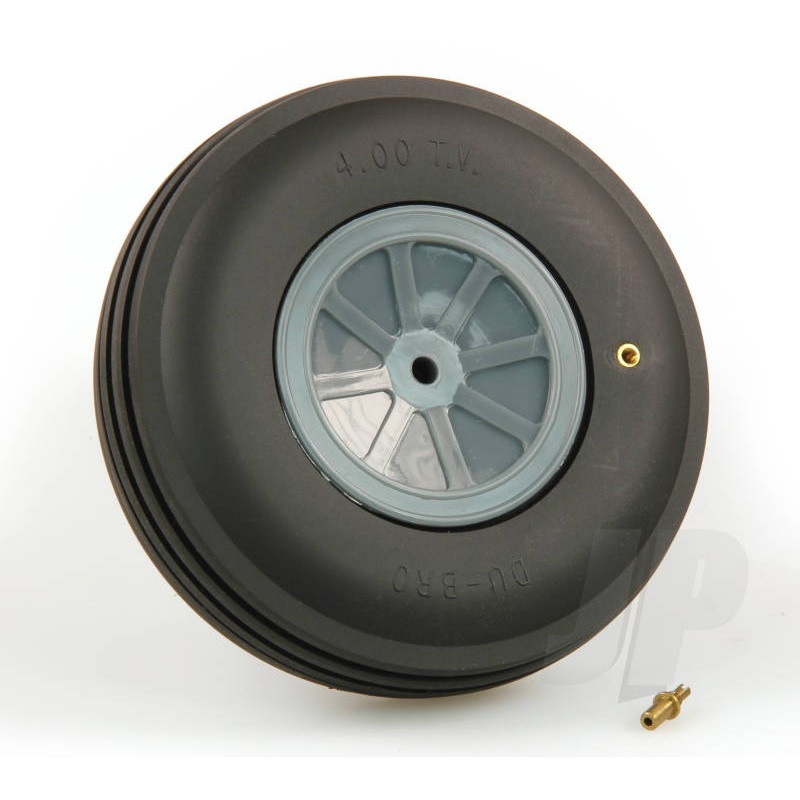3-3/4 Dubro Large Treaded Inflatable Wheel DB375Tv (1 Wheel)