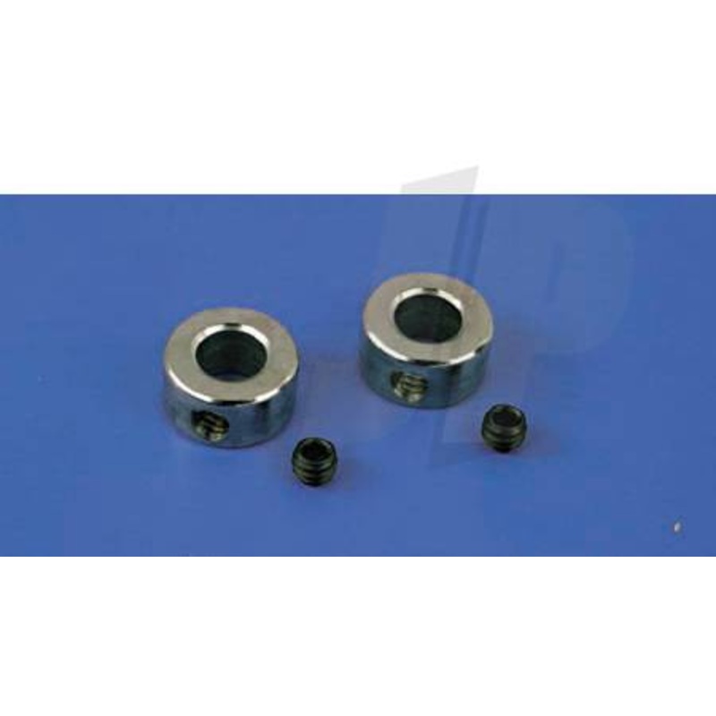 Dubro 1/4 Brass Collets (6.5mm) (2 Pack) DB244