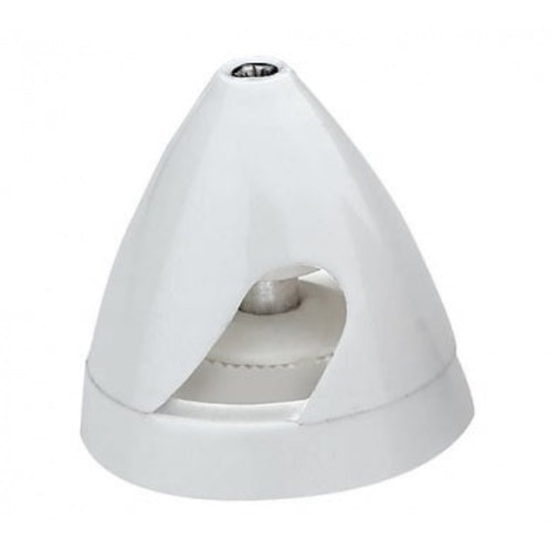 Dubro Electric Park Fly Spinner White 45mm with 3mm adaptor DUB970