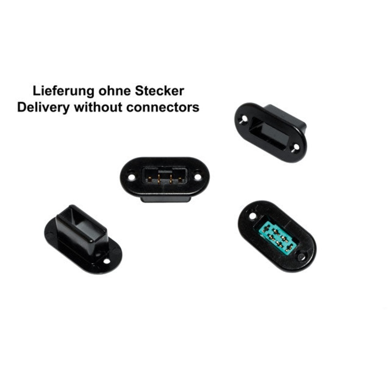 Emcotec MPX Housing with Flange 8 pieces Black A85016