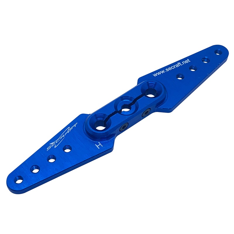 Secraft Hitec 3.5 (M3) Straight Servo Arm (Blue) SEC022