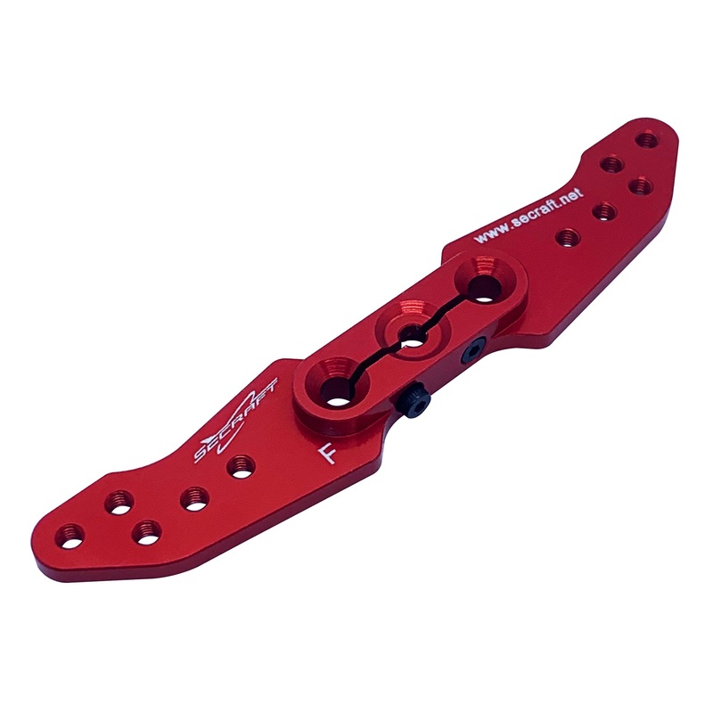 Secraft Futaba 3.5 (M3) Offset Arm (Red) SEC124