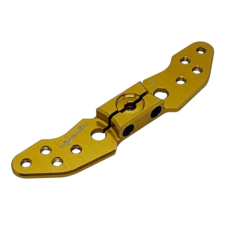 Secraft JR / Spektrum 2.5 (M3) Offset Servo Arm (Gold) SEC112