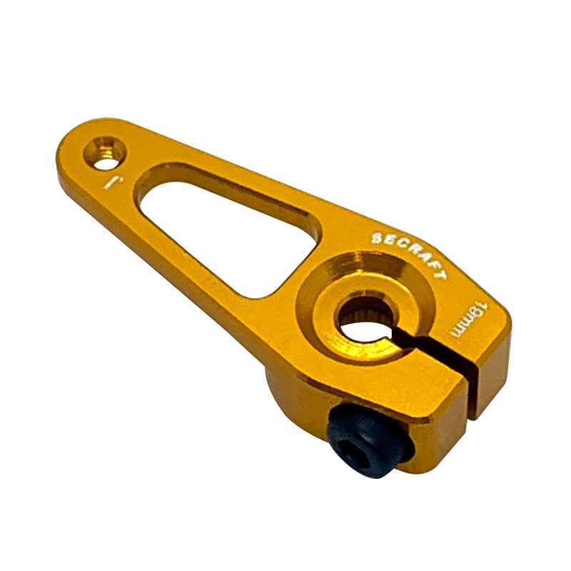 Secraft JR / Spektrum V2 19mm M2 Servo Arm (Gold) SEC203
