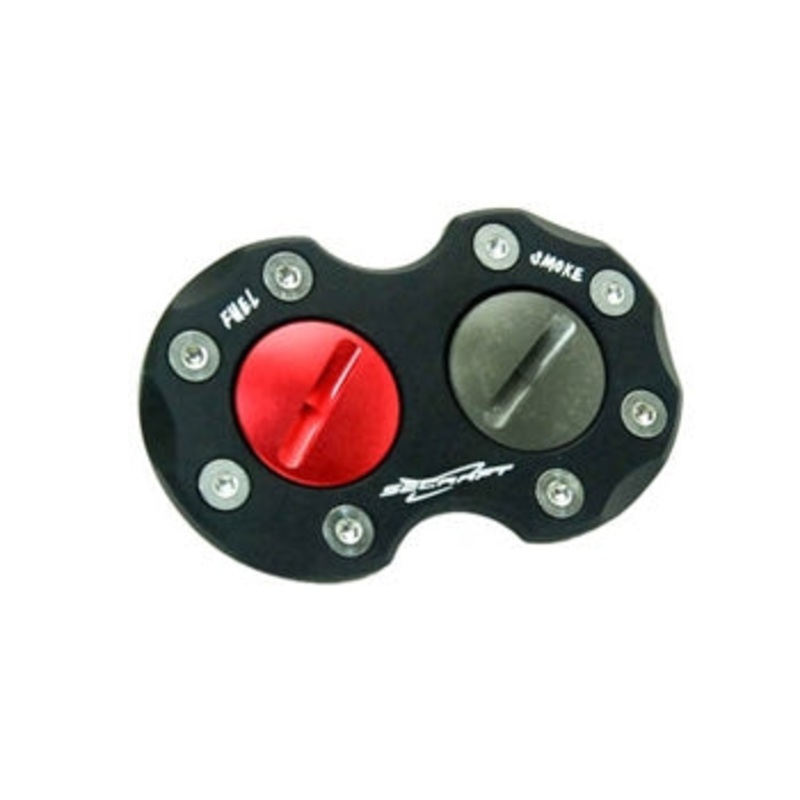 Secraft V2 Double Fuel/Smoke Dot (Black) SEC068