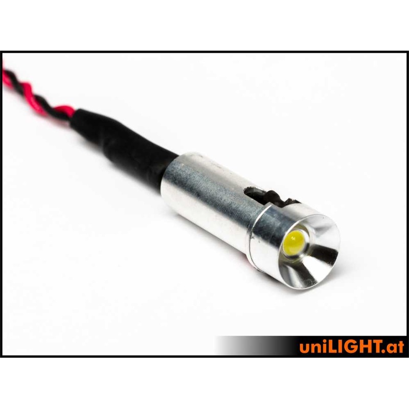 UniLight 12mm Alu-Spotlight, 4W – White