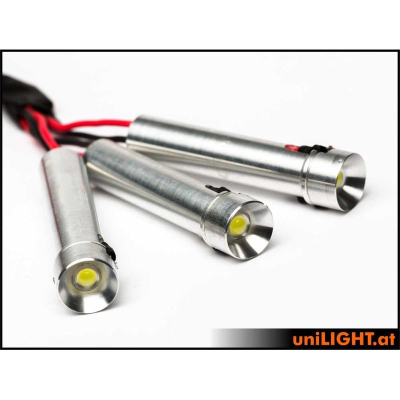 UniLight 12mm Triple-Spotlight, 3X8W, T-Fuse – White