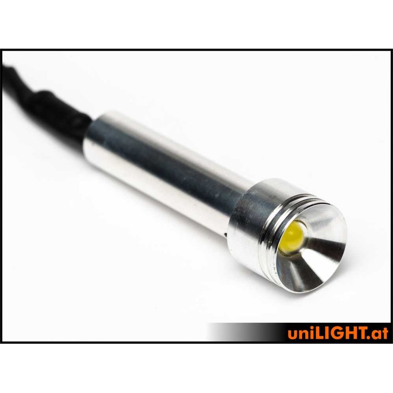 UniLight 15mm Ultra-Power-Spotlight, 8Wx2, T-Fuse – White