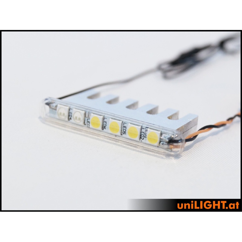 UniLight 5mm Dual Navigation + Strobe Light, 10Wx2 – Green-White