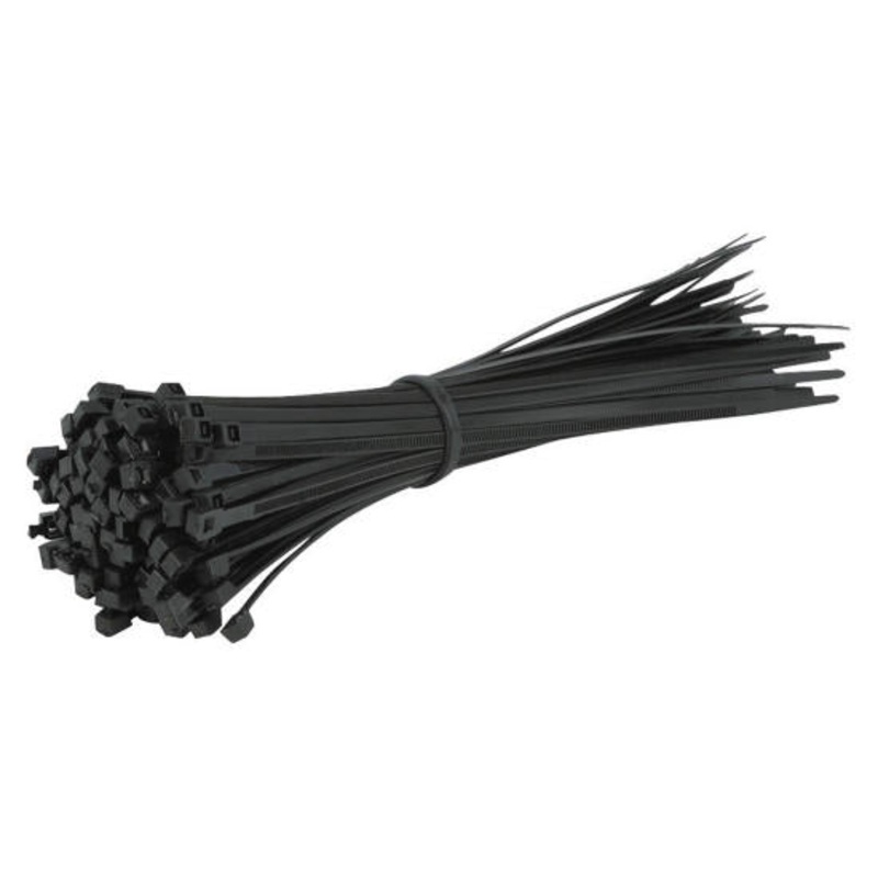 Cable Ties – 2.5 x 200mm – Black – Pack Of 100 CBT-7250-Black