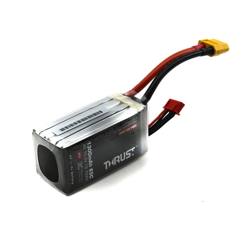 E-Flite Thrust FPV 1300mAh 4S 65C HV LiPo Battery EFLB13004S65HV