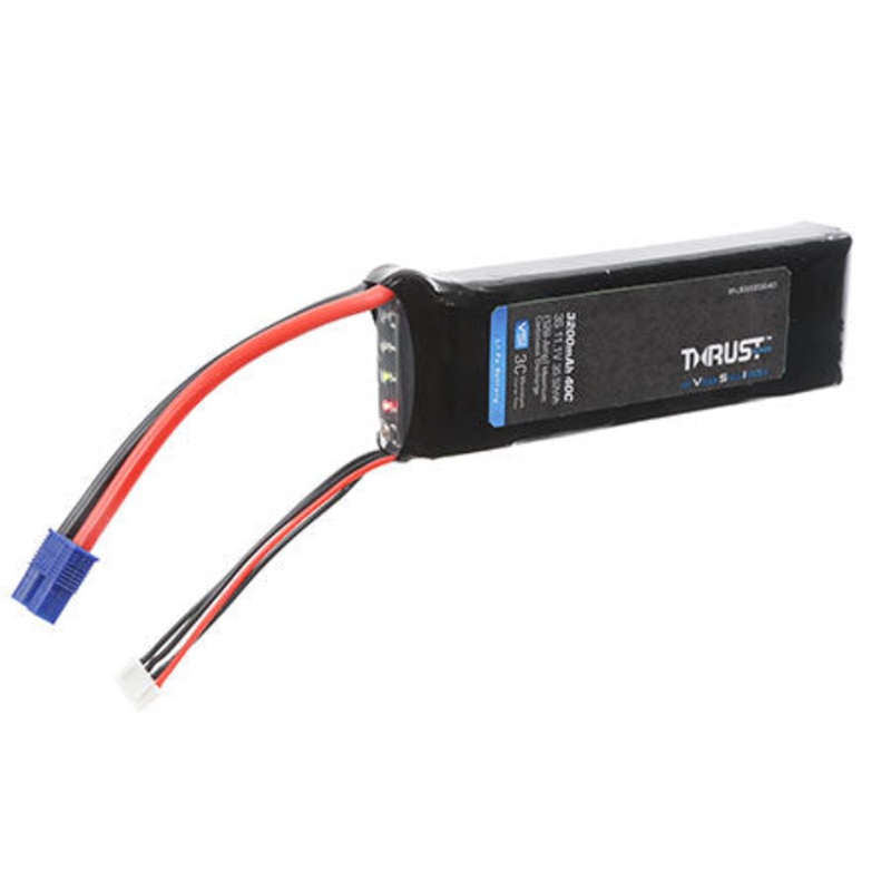 E-Flite Thrust VSI 11.1V 3200mAh 3S 40C LiPo Battery EFLB32003S40
