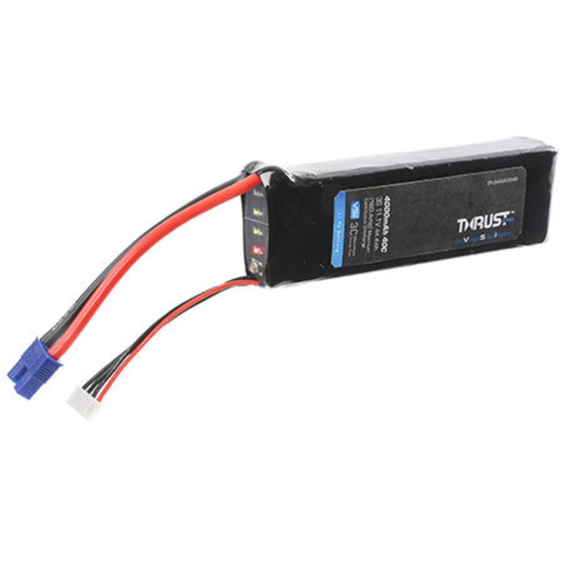 E-Flite Thrust VSI 11.1V 4000mAh 3S 40C LiPo Battery EFLB40003S40