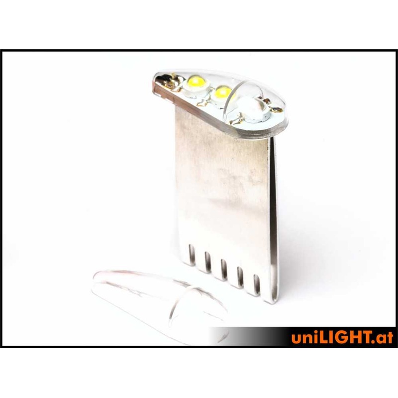 UniLight 18mm Dual Navigation + Strobe Light, 24Wx2, T-Fuse – Green-White