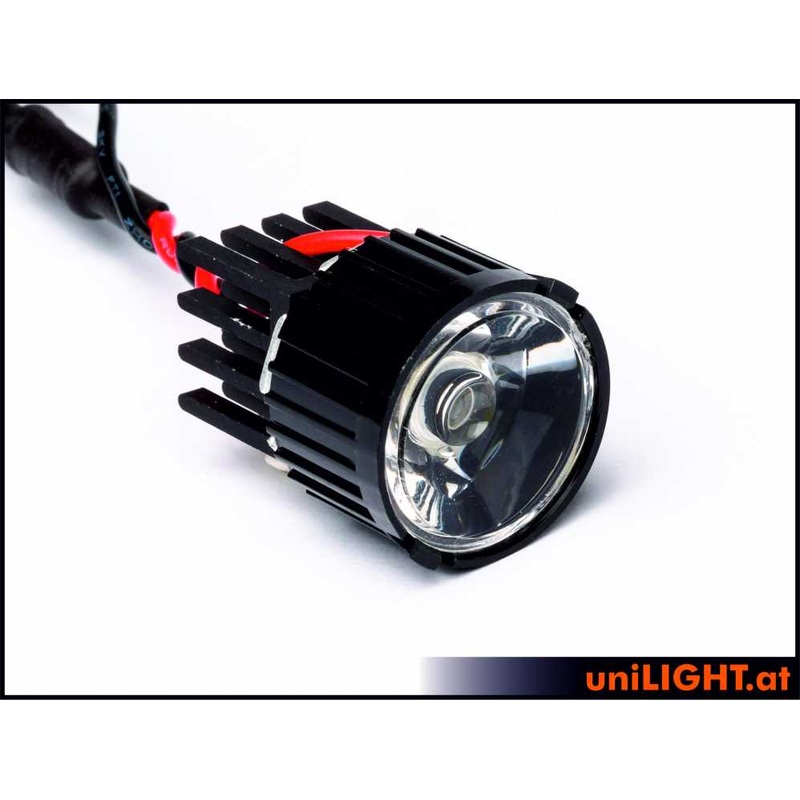 UniLight 8W Eco-Spotlight With Lens, 22mm White SPOT22E-080-WE