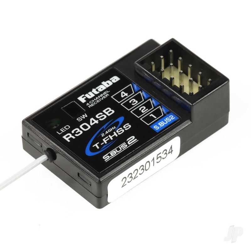 Futaba R304SB 4ch Receiver With Telemetry FHSS (S-Bus) (HV) 2.4GHz