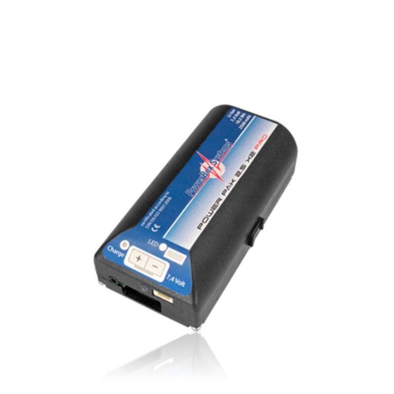 PowerPak 2.5 X 2 Pro 2500mAh 7.4v Li-Ion Powerbox Battery 2525