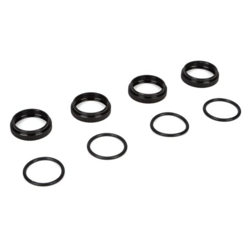 TLR 8ight B 3.0 16mm Shock Nuts & O-rings TLR243005