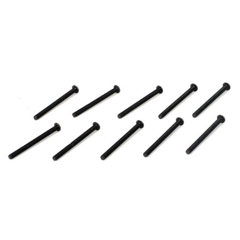 TLR Button Head Screws M3 x 35mm (10) TLR5906