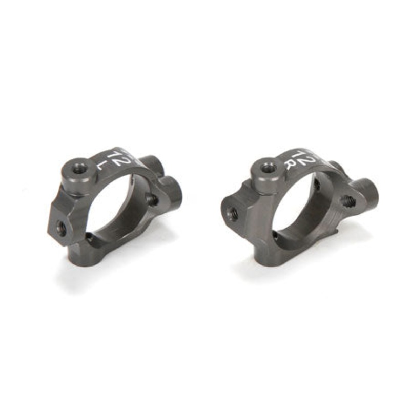 TLR Caster Block Set 12.5 degrees Aluminium: 22-4 TLR334027
