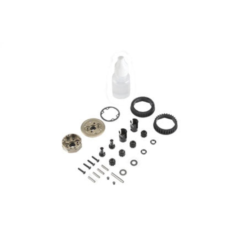 TLR Complete Gear Diff Front/Rear: 22-4 2.0 TLR232047