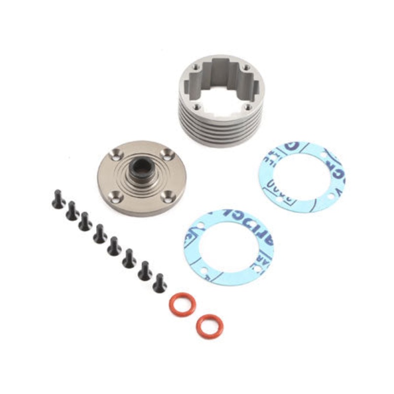 TLR Diff Housing Set aluminium (1): 5B 5T MINI WRC TLR252010