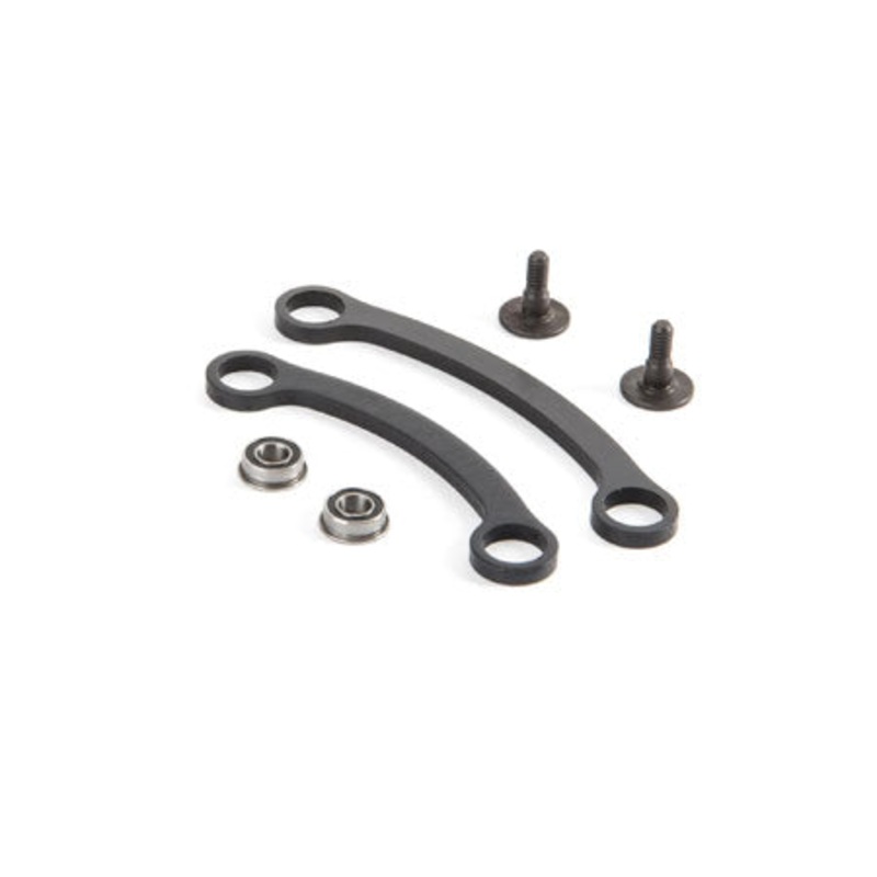 TLR Steering Rack Set w/Bearings Short/Long: SCTE 3.0 TLR234066
