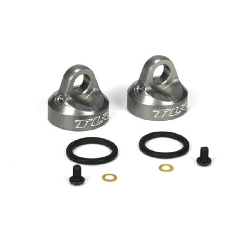 TLR Ten Aluminium Bleeder Shock Caps (2) TLR5062