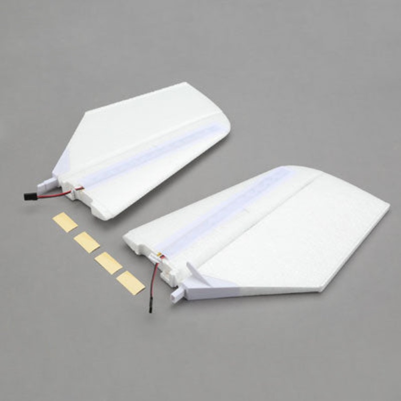 E-Flite Horizontal Tail w/LED’s: NIGHT visionaire BNF Basic EFL7124