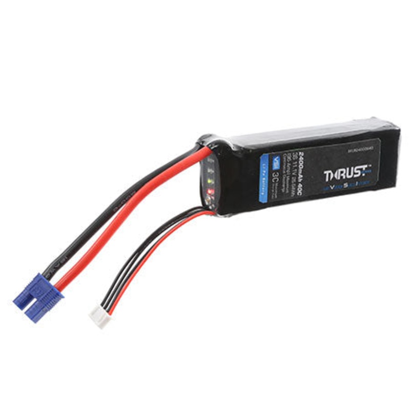 E-Flite Thrust VSI 11.1V 2400mAh 3S 40C LiPo Battery EFLB24003S40