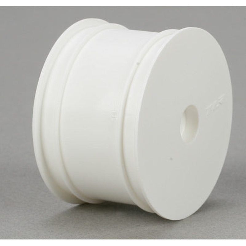 TLR 22 White Rear Wheel (2) TLR7100