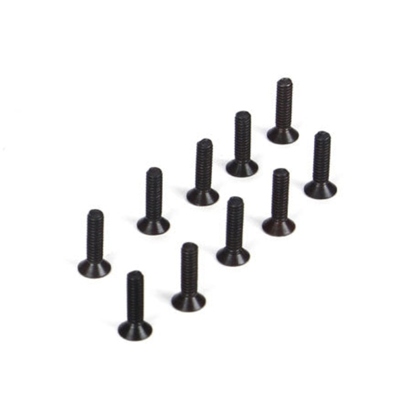 TLR Flat Head Screws M2 x 8mm (10) TLR5958