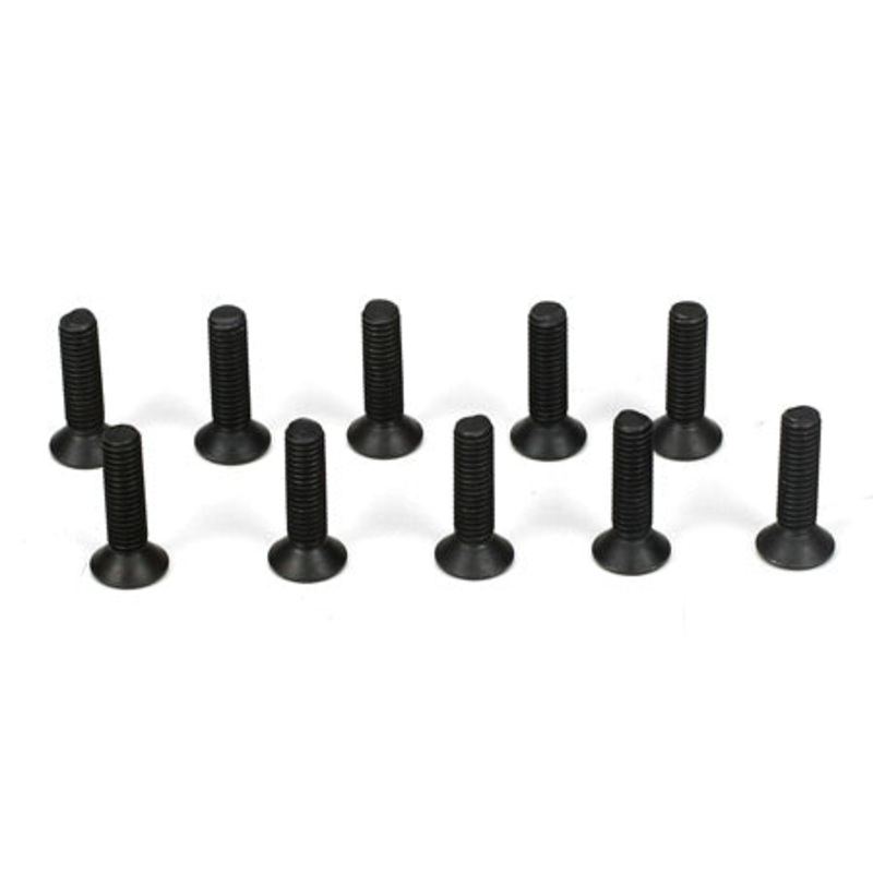 TLR Flathead Screw M3 x 12mm (10) TLR5963