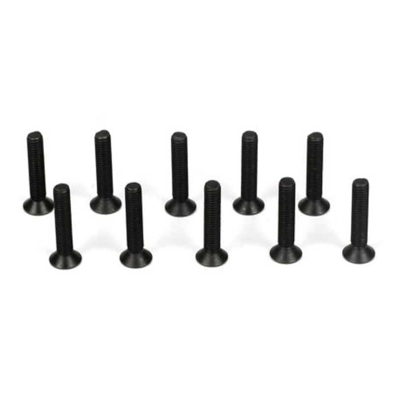 TLR Flathead Screw M3 x 16mm (10) TLR5964