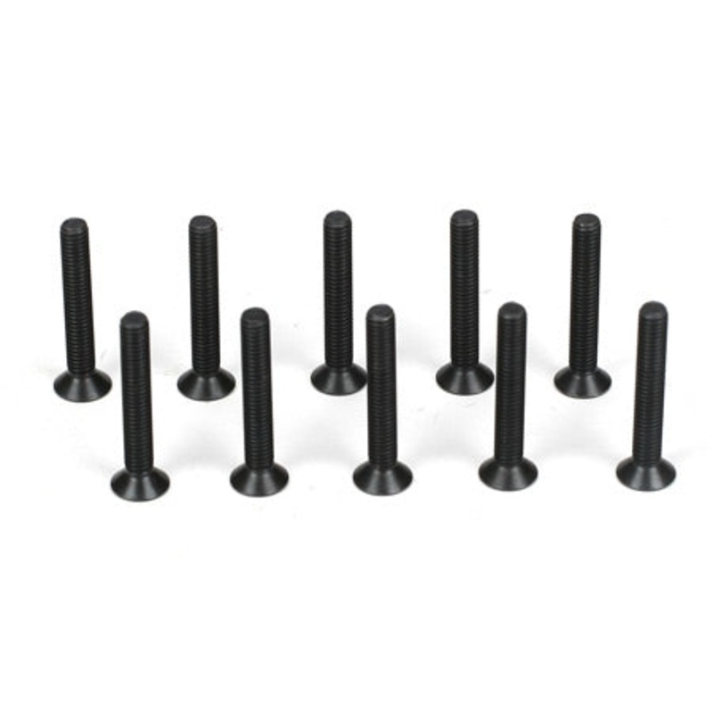 TLR Flathead Screw M3 x 20mm (10) TLR5965