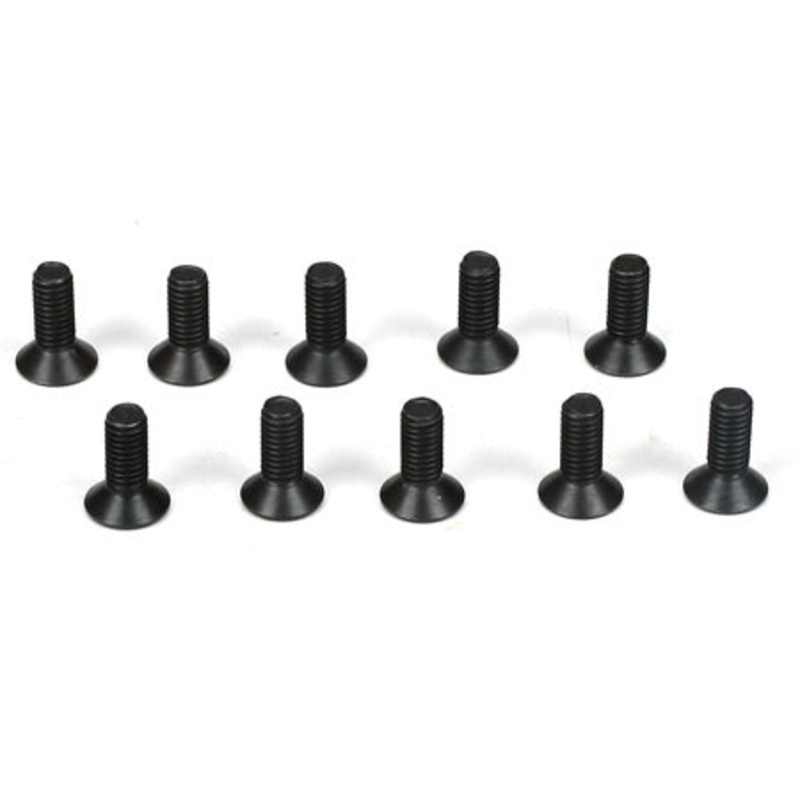 TLR Flathead Screws M3 x 8mm (10) TLR5961