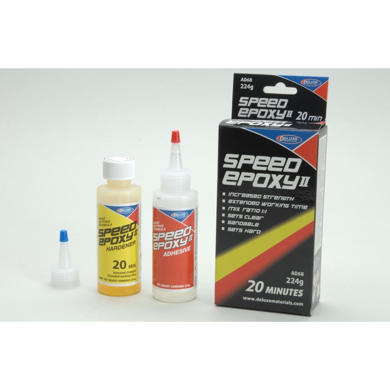 Deluxe Materials 20 Min Speed Epoxy II 224g (8oz) AD68