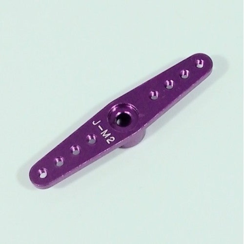 Flightline 2mm Aluminum Servo Full Arm For Spektrum / JR – Purple HFL1071