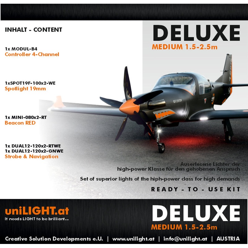 UniLight DLX Medium Lighting Set SET-DLX-M