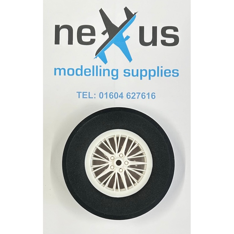 Pilot-RC 4in EVA Foam Wheel with Plastic Hub PIL463-4 INCH