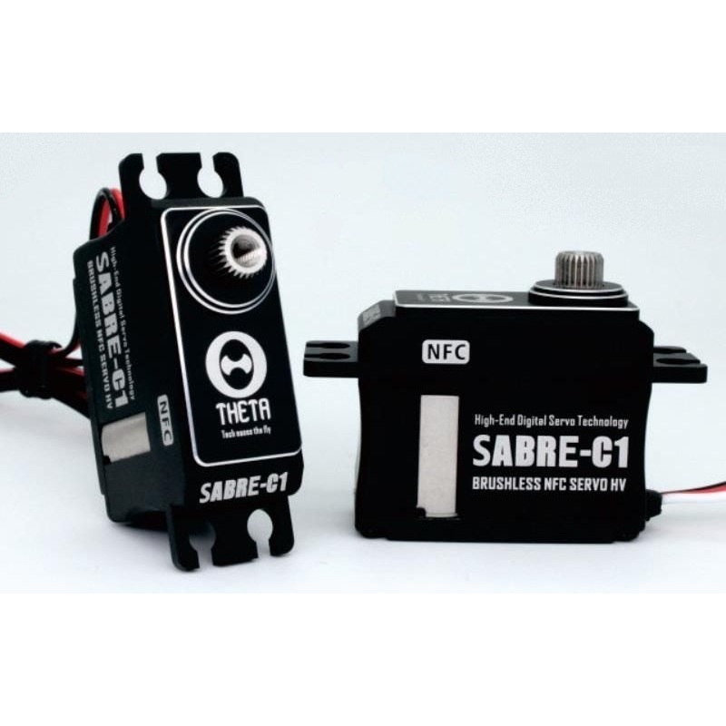 Theta Sabre C1 NFC HV Mini Brushless Servo 15kg/0.07@2.3A/8.4V TS-SC1