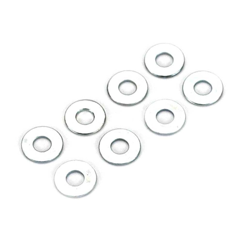 Dubro 2mm Flat Washers (Metric) (8 Pack) DB2107