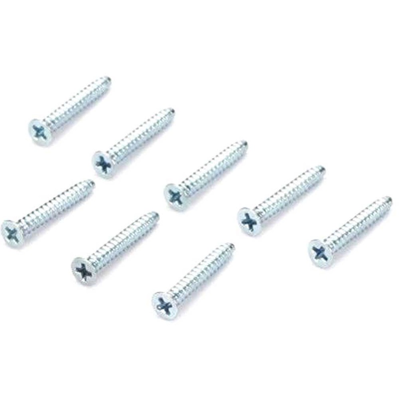 Dubro 3mm x 20mm Flat-Head Self-Tapping Screws (8 Pack) DB2299