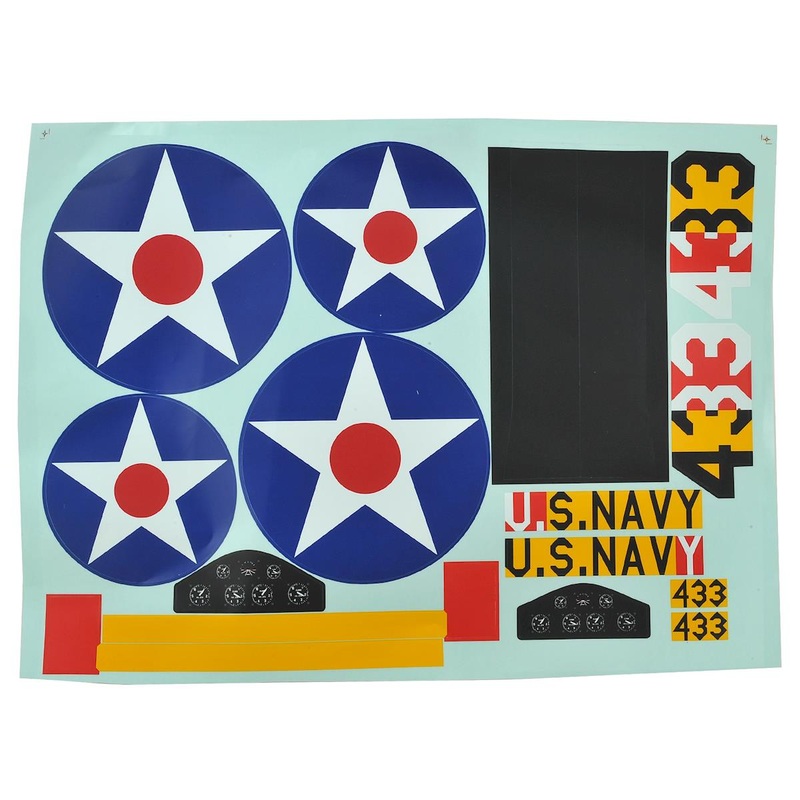 E-Flite PT-17 1.1m: Decal Sheet EFL3358