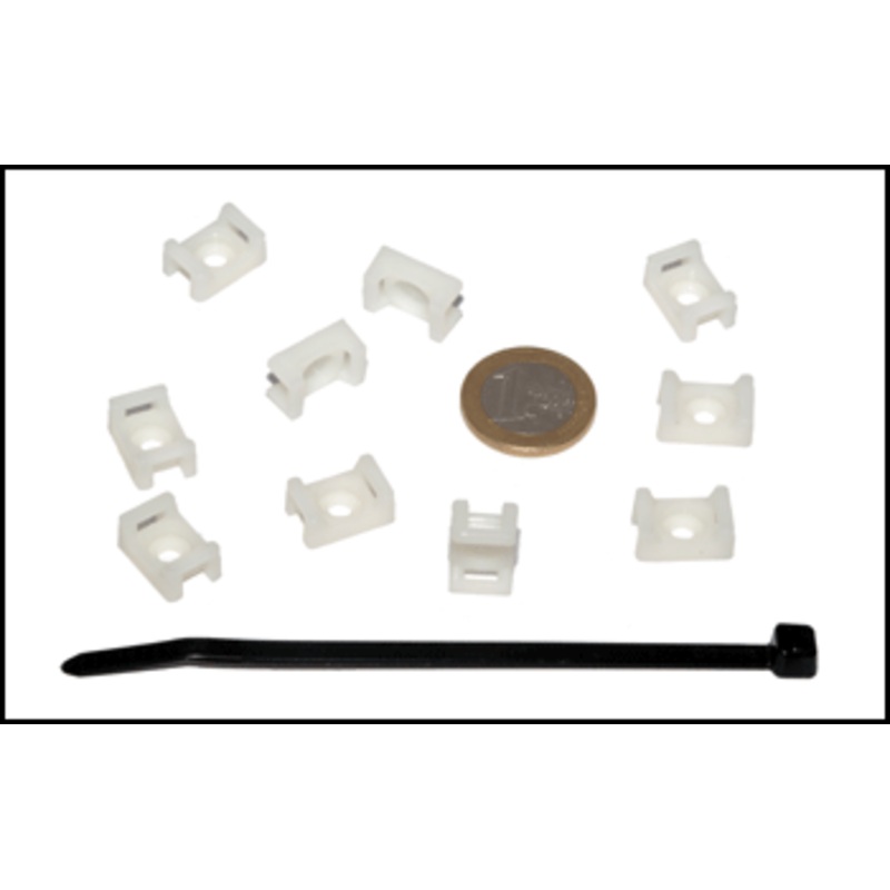 Pad Screw Mount M3, up to 5mm / 0.2, 10 pieces from Emcotec A86060