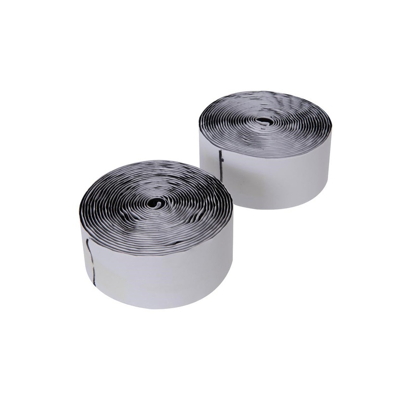 Fixman Hook & Loop Reel Black Self-Adhesive 2pce 50mm x 5m 534608